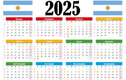 Feriados 2025: Calendario oficial completo en Argentina