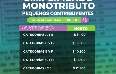 Atención pequeños contribuyentes de Rojas