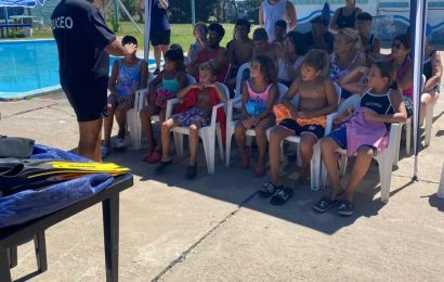 Buceo en la Colonia Municipal de Vacaciones de Rafael Obligado