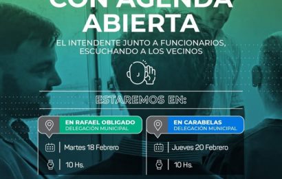 Gabinete con agenda abierta en R. Obligado y Carabelas