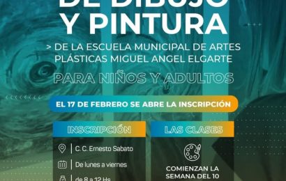 La Escuela Municipal de Artes comienza con la inscripción a los talleres de dibujo y pintura para niños y adultos