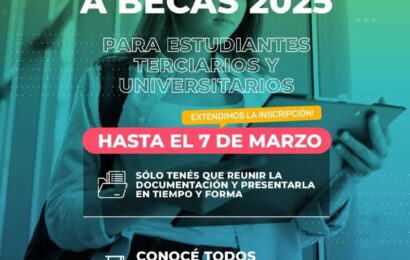 Se extiende la fecha de inscripción a las Becas Estudiantiles Municipales