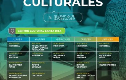 Todos los talleres que tenemos en Rojas y las localidades