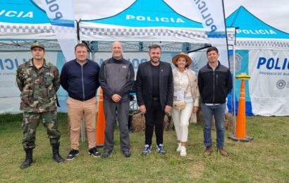 Bouvier y Di Camillo participaron de la Mesa Local de Prevención del Delito Rural en Expoagro 2025