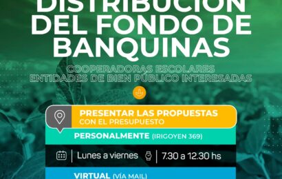 Convocatoria pública para la distribución del Fondo de Banquinas 2023/24 en el distrito de Rojas