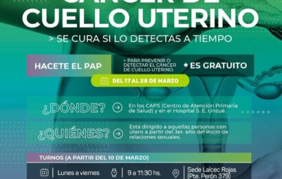 Desde hoy podés sacar tu turno para hacer tu PAP de manera gratuita.