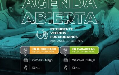 El intendente lleva su agenda a R. Obligado y Carabelas