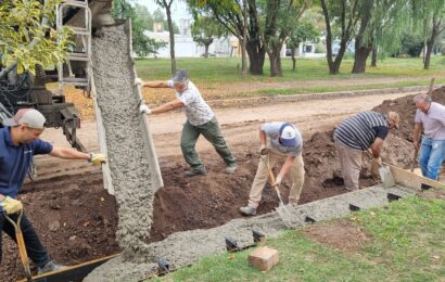 Finaliza la construcción de cordón cuneta en Barrio Nehuenche