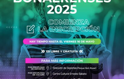 Inscribite en los Bonaerenses 2025