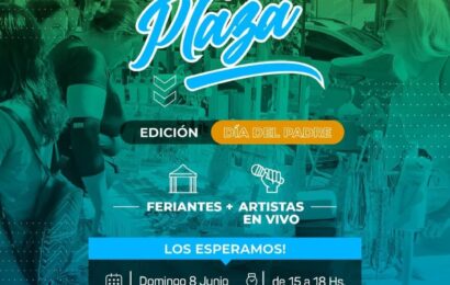 Domingo 8 de Junio Feria en la Plaza, especial Día del Padre
