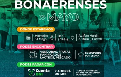 El próximo miércoles te esperamos en Mercados Bonaerenses