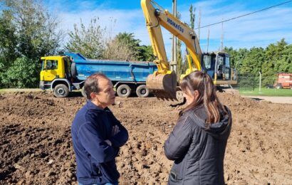 Continúa la pavimentación de la Av. Diego Trillo