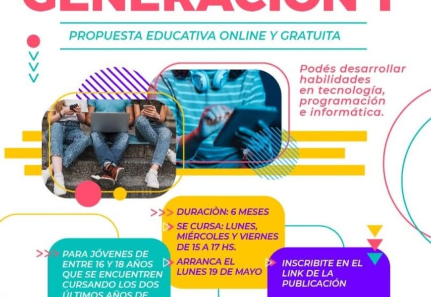 Inscribite en la propuesta educativa de Generación T para desarrollar habilidades en tecnología e informática Inscribite en la propuesta educativa de Generación T para desarrollar habilidades en tecnología e informática