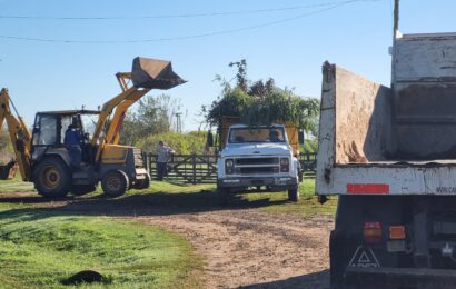Los operativos de limpieza llegaron a Rafael Obligado