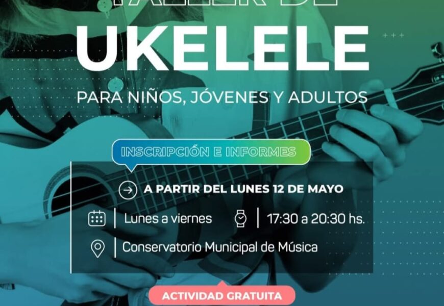 Taller de Ukelele para niños, jóvenes y adultos en el Conservatorio Municipal de música Taller de Ukelele para niños, jóvenes y adultos en el Conservatorio Municipal de música