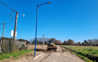 Avanza la construcción de cordón cuneta en Barrio España
