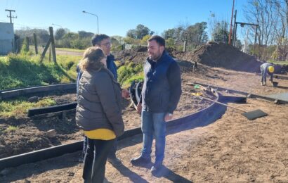 Comenzó la pavimentación en la Av. Trillo