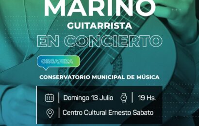 Concierto junto a Juan Marino, guitarrista