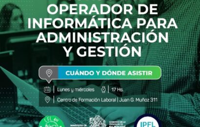 Curso de operador de Informática para Administración y Gestión
