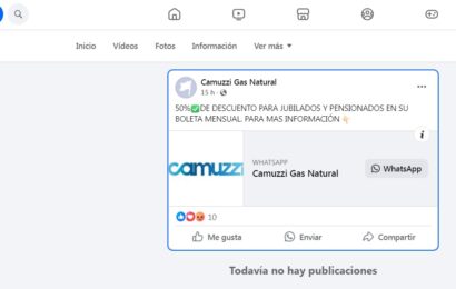 Circulan falsas promociones con descuentos para jubilados en gas