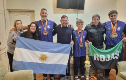 Bouvier recibió a los campeones mundiales de Taekwondo Bouvier recibió a los campeones mundiales de Taekwondo
