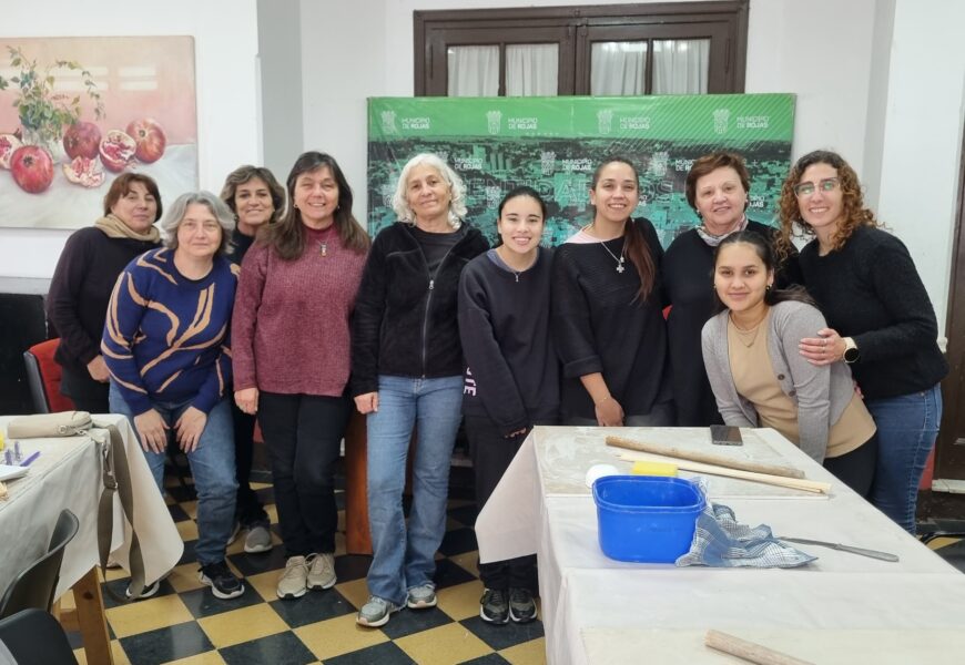 Comenzó el tercer taller municipal de Cerámica del año Comenzó el tercer taller municipal de Cerámica del año