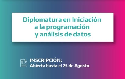 Diplomatura en Iniciación a la Programación y Análisis de Datos de la Universidad de Buenos Aires (UBA) en Rojas Diplomatura en Iniciación a la Programación y Análisis de Datos de la Universidad de Buenos Aires (UBA) en Rojas
