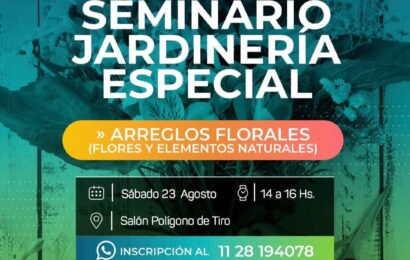Este sábado, un nuevo seminario de jardinería especial Este sábado, un nuevo seminario de jardinería especial