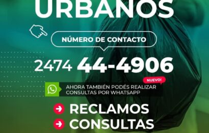 La Dirección de Servicios Urbanos cuenta con un teléfono de atención La Dirección de Servicios Urbanos cuenta con un teléfono de atención