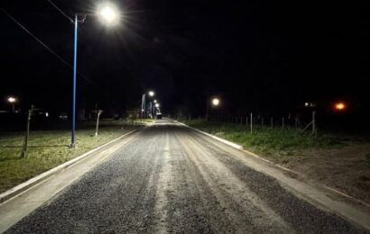 Se colocaron luces LED en Rafael Obligado Se colocaron luces LED en Rafael Obligado
