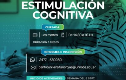 Taller de estimulación cognitiva inicia la semana del 8 de septiembre Taller de estimulación cognitiva inicia la semana del 8 de septiembre