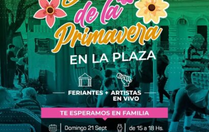 El Domingo 21 festejamos el día de la Primavera en la Plaza El Domingo 21 festejamos el día de la Primavera en la Plaza