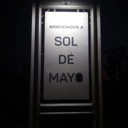 Nuevas luminarias LED solares en Sol de Mayo Nuevas luminarias LED solares en Sol de Mayo