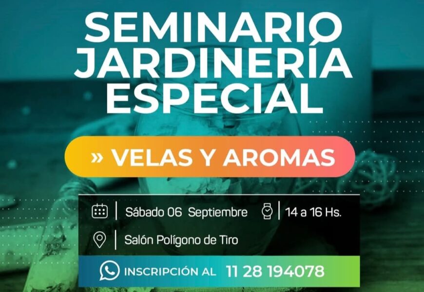 Nuevo seminario de Jardinería especial: Velas y aromas Nuevo seminario de Jardinería especial: Velas y aromas