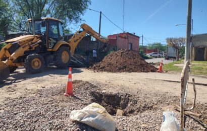 Comenzó una obra cloacal en Barrio Ramos Comenzó una obra cloacal en Barrio Ramos