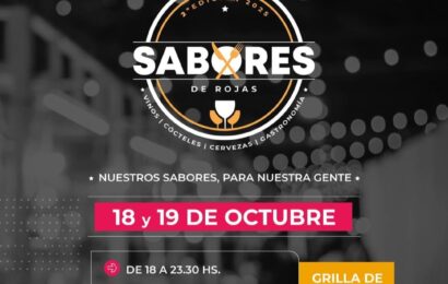El 18 y 19 de octubre se realizará Sabores de Rojas El 18 y 19 de octubre se realizará Sabores de Rojas