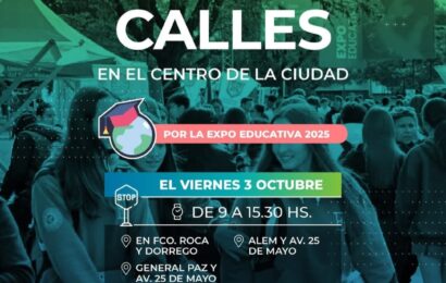 Este viernes 3 habrá cortes parciales o totales en el centro de la ciudad por la Expo Educativa 2025 Este viernes 3 habrá cortes parciales o totales en el centro de la ciudad por la Expo Educativa 2025