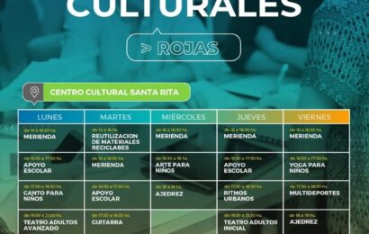 Los horarios de los talleres culturales de Rojas se modificaron Los horarios de los talleres culturales de Rojas se modificaron