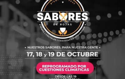 Sabores de Rojas: se realizará el 17, 18 y 19 de octubre Sabores de Rojas: se realizará el 17, 18 y 19 de octubre