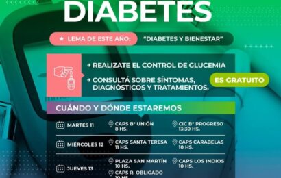 Estamos transitando la Semana de la Diabetes Estamos transitando la Semana de la Diabetes