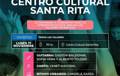 Muestra anual de los talleres para chicos del Centro Cultural Santa Rita Muestra anual de los talleres para chicos del Centro Cultural Santa Rita