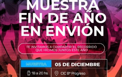 Muestra de Envión este viernes 5 de diciembre Muestra de Envión este viernes 5 de diciembre