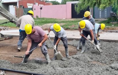 Se pavimentó el último tramo de la Av. D. Trillo Se pavimentó el último tramo de la Av. D. Trillo
