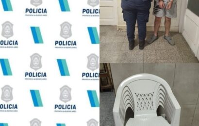 Hurta sillones y es detenido mientras los ofertaba Hurta sillones y es detenido mientras los ofertaba