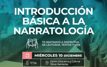 Invitación al cierre del curso de Introducción básica a la narratología Invitación al cierre del curso de Introducción básica a la narratología