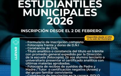 Becas Estudiantiles Municipales 2026 Becas Estudiantiles Municipales 2026