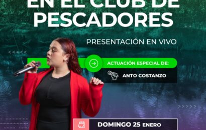 Este domingo 25 de enero show musical en el Club de Pescadores Este domingo 25 de enero show musical en el Club de Pescadores