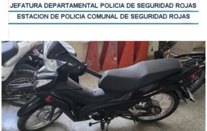 Roban otra moto y la recuperan Roban otra moto y la recuperan