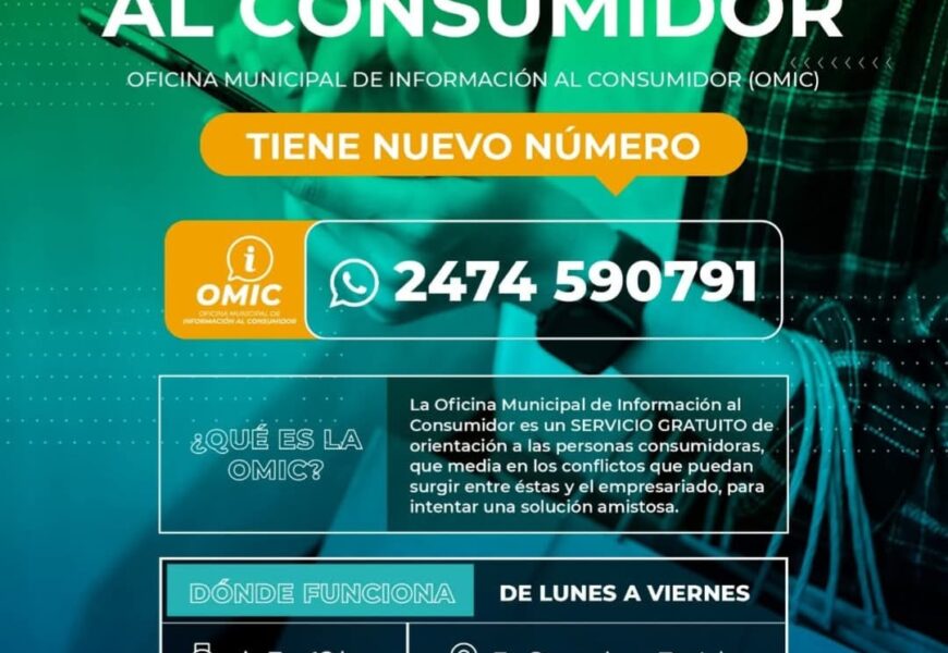 La OMIC tiene nuevo número de contacto y dirección La OMIC tiene nuevo número de contacto y dirección