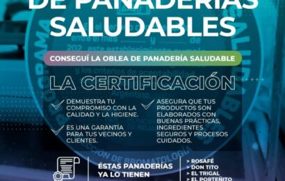 Oblea de certificación «Panaderías Saludables» de Rojas Oblea de certificación «Panaderías Saludables» de Rojas